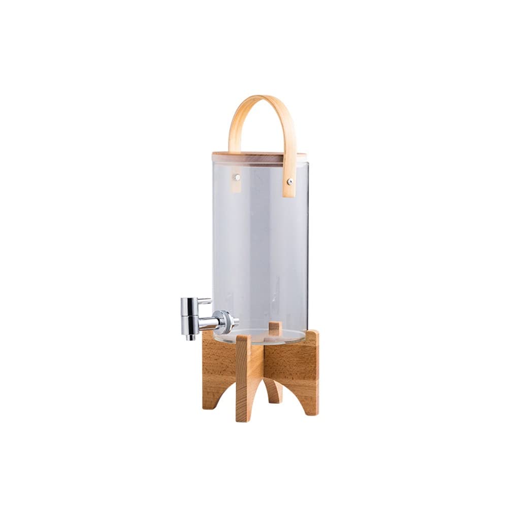 Glass Cold Water Pitcher with Faucet Large Capacity S982436