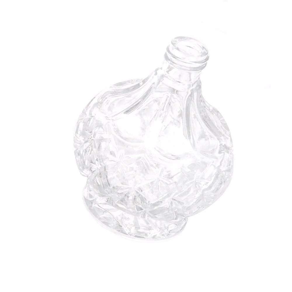 80ml Clear Crystal Perfume Bottle Gold Spray Atomizer Refillable Glass S468