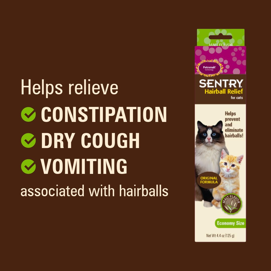 Hairball Relief for Cats Malt Flavor 4.4 Ounces L886