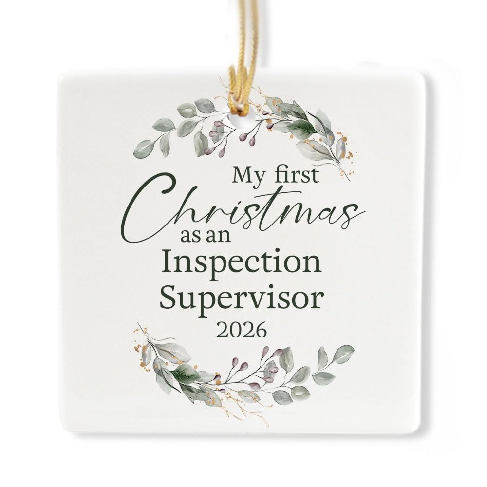 Ceramic 3-inch Square Ornament J81966