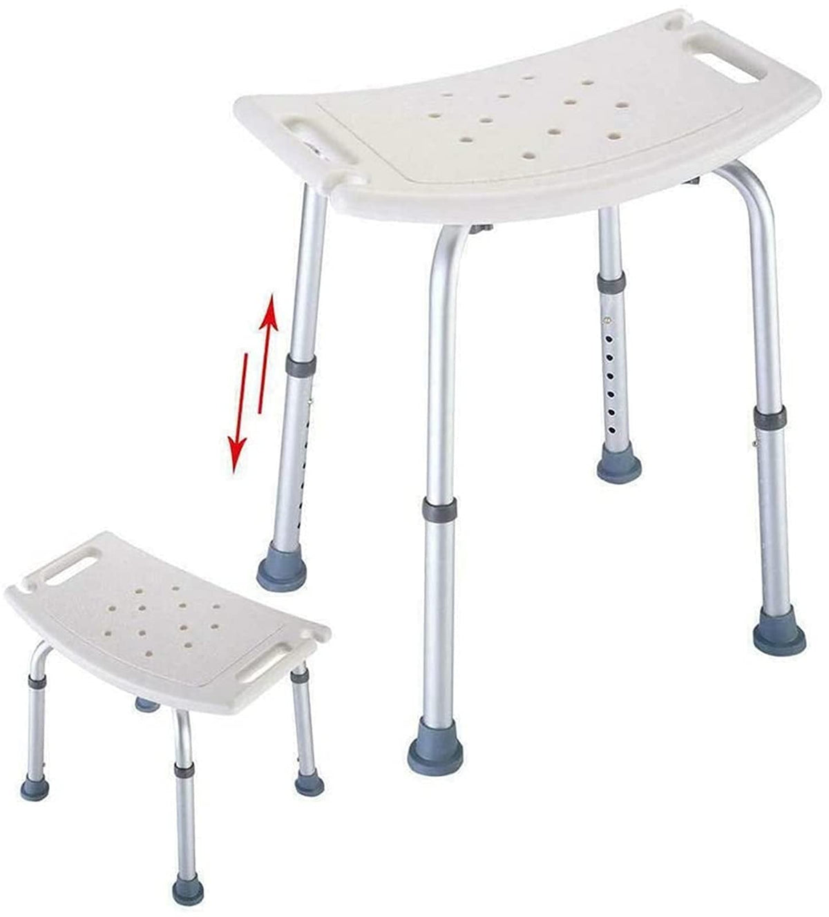 Shower Chair with Padded Seats, Adjustable Non Slip B1308