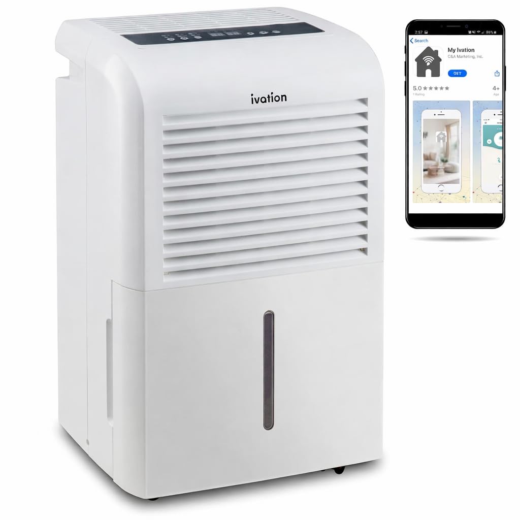 50 Pint Smart Wi-Fi Dehumidifier with Hose X70715