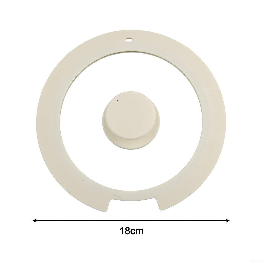 Silicone Pot Lid With Tempered Glass F331516