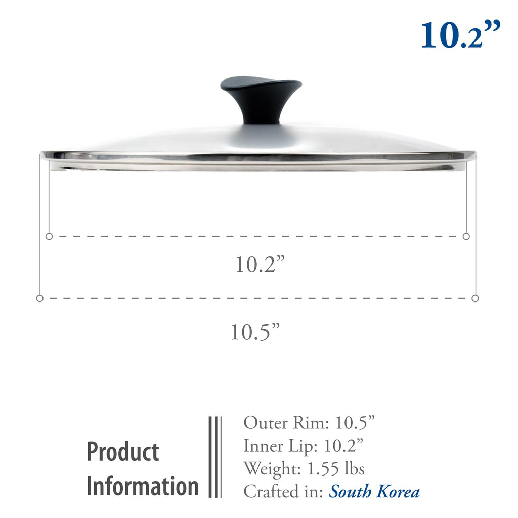 10.2 Inch Tempered Glass Lid J81648