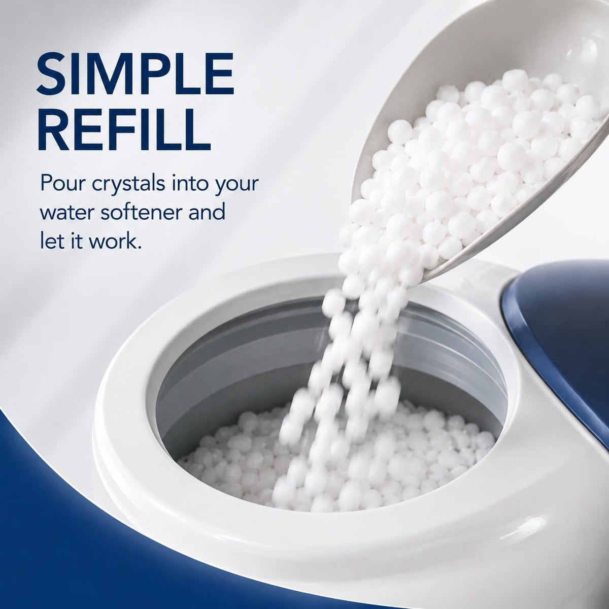 Water Softener Salt Crystals 40 lb 2 Pack J29714