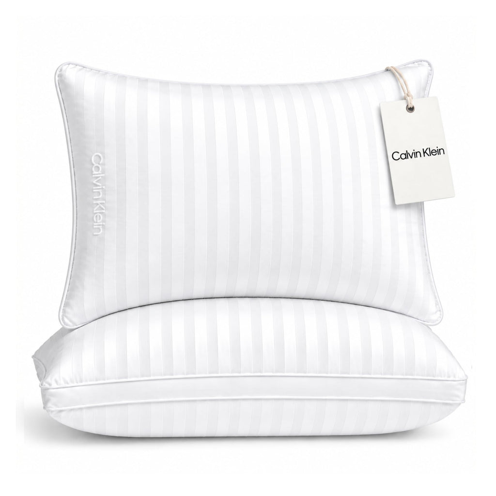 King Size Set of 2 Medium Soft Bed Pillows M106986