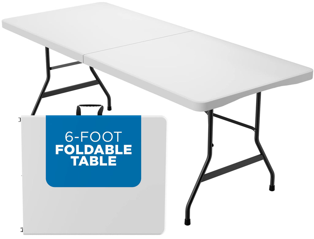 White Plastic Folding Table G4228