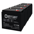 6 Volt 36 AH Rechargeable SLA AGM Battery 4 Pack Z3850
