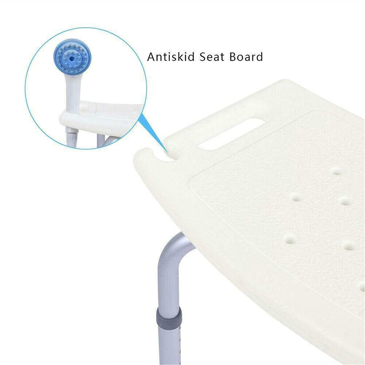 Shower Chair with Padded Seats, Adjustable Non Slip B1308