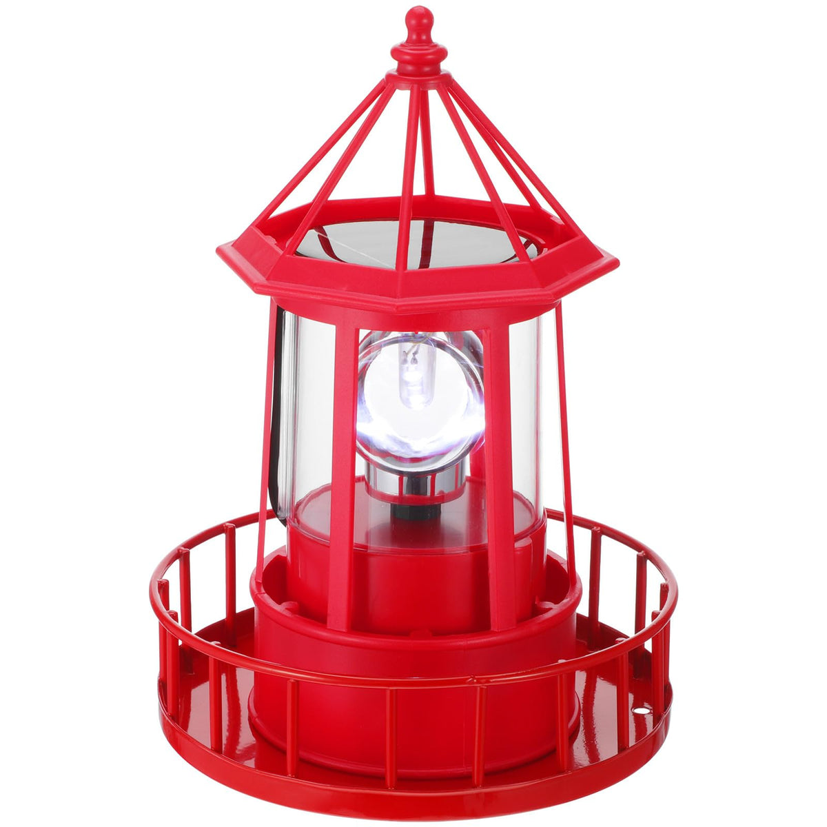 Solar Rotating Lighthouse Garden Light K756139
