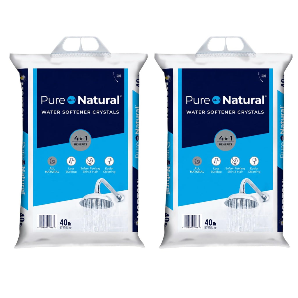 Water Softener Salt Crystals 40 lb 2 Pack J29714
