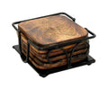 Wooden Drink Coasters Set of 6 B683