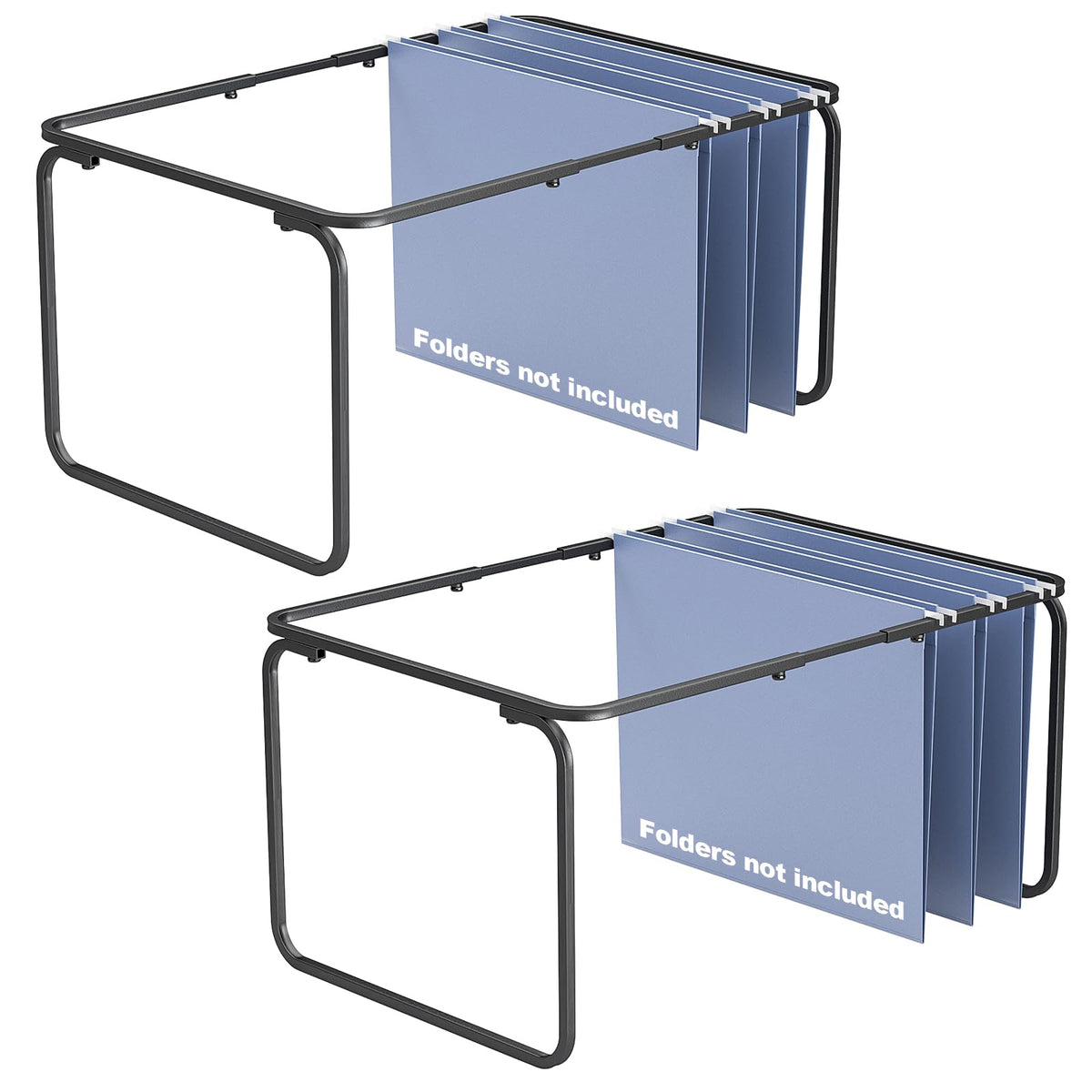 2 Set Adjustable Hanging File Folder Frame D524