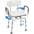 Swivel Shower Chair with Arms and Backrest D49197