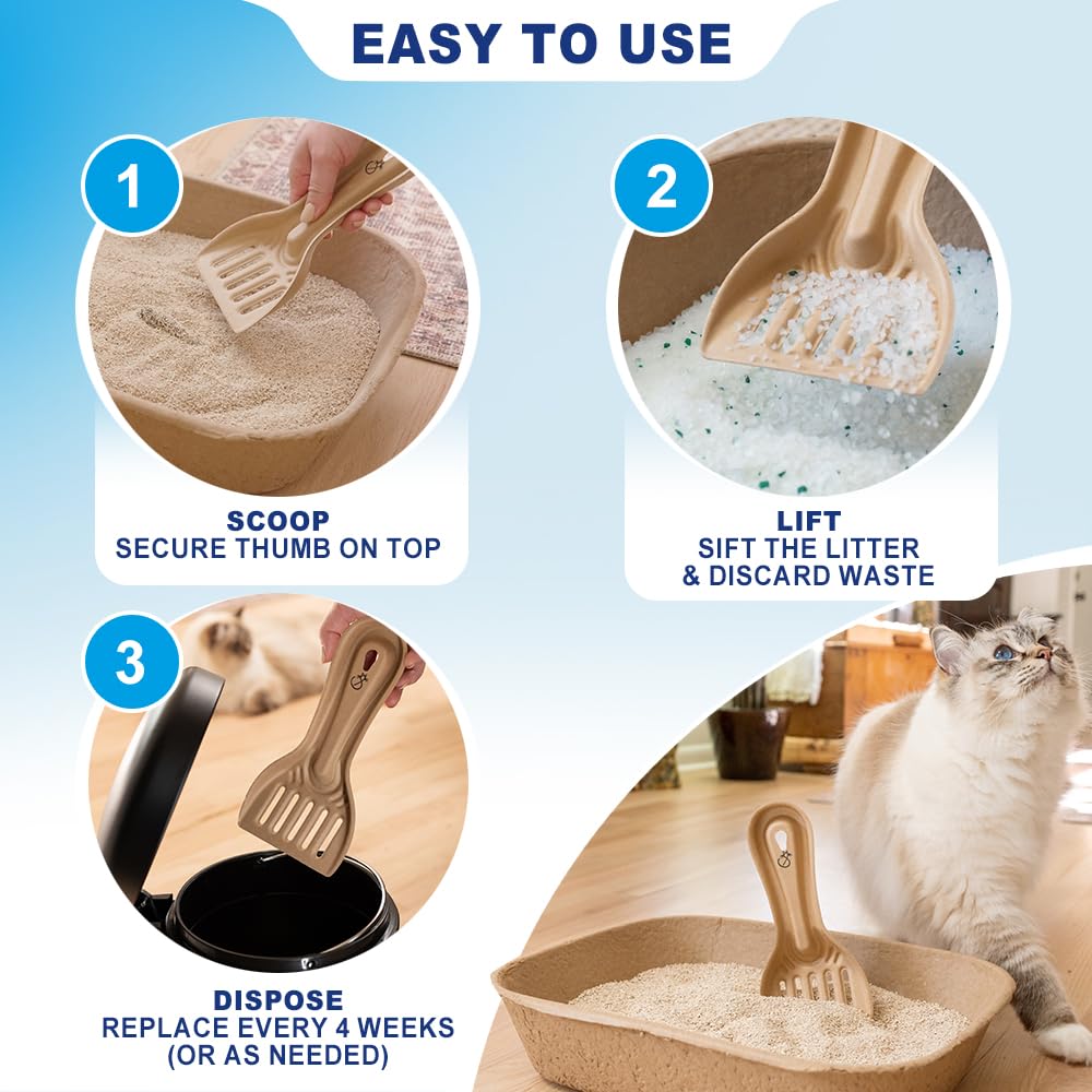Disposable Cat & Rabbit Litter Scoops 6-Pack S53769