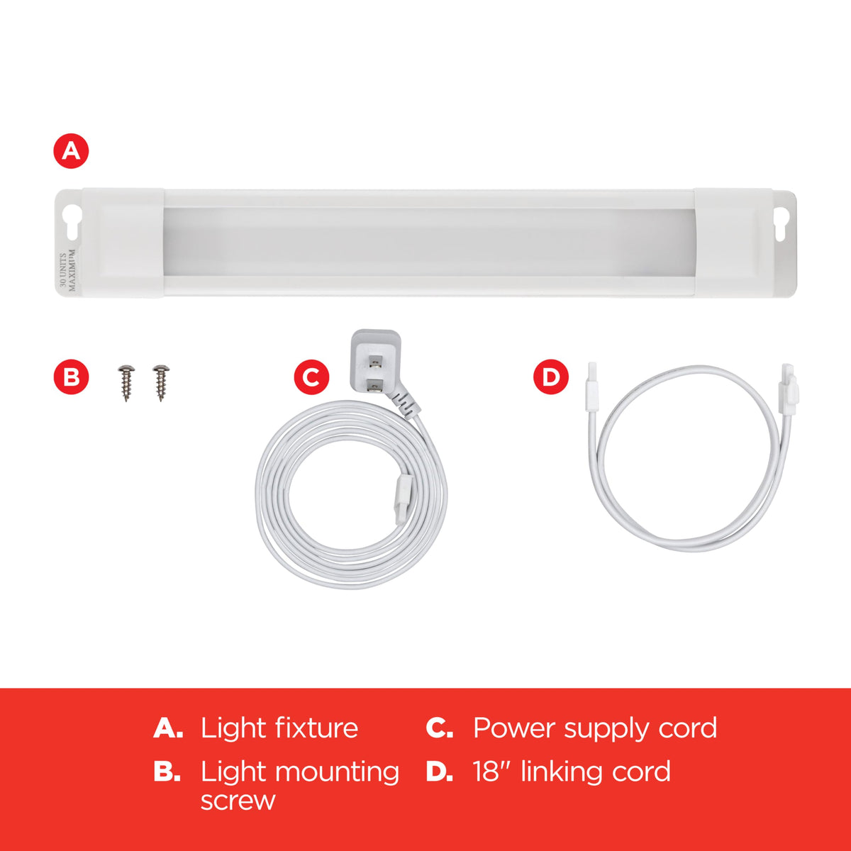 24 Inch Plug in Under Cabinet Light 2700K W3699