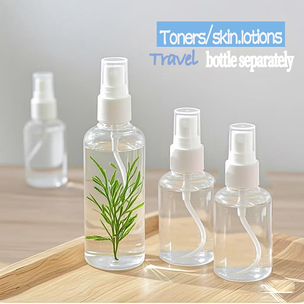 Clear Empty Travel Spray Bottles D9965