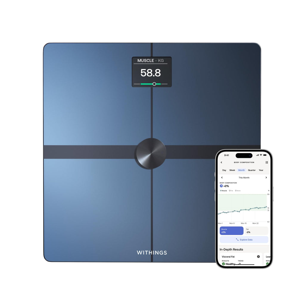 Black Smart Body Composition Wi-Fi Bluetooth Scale U105820