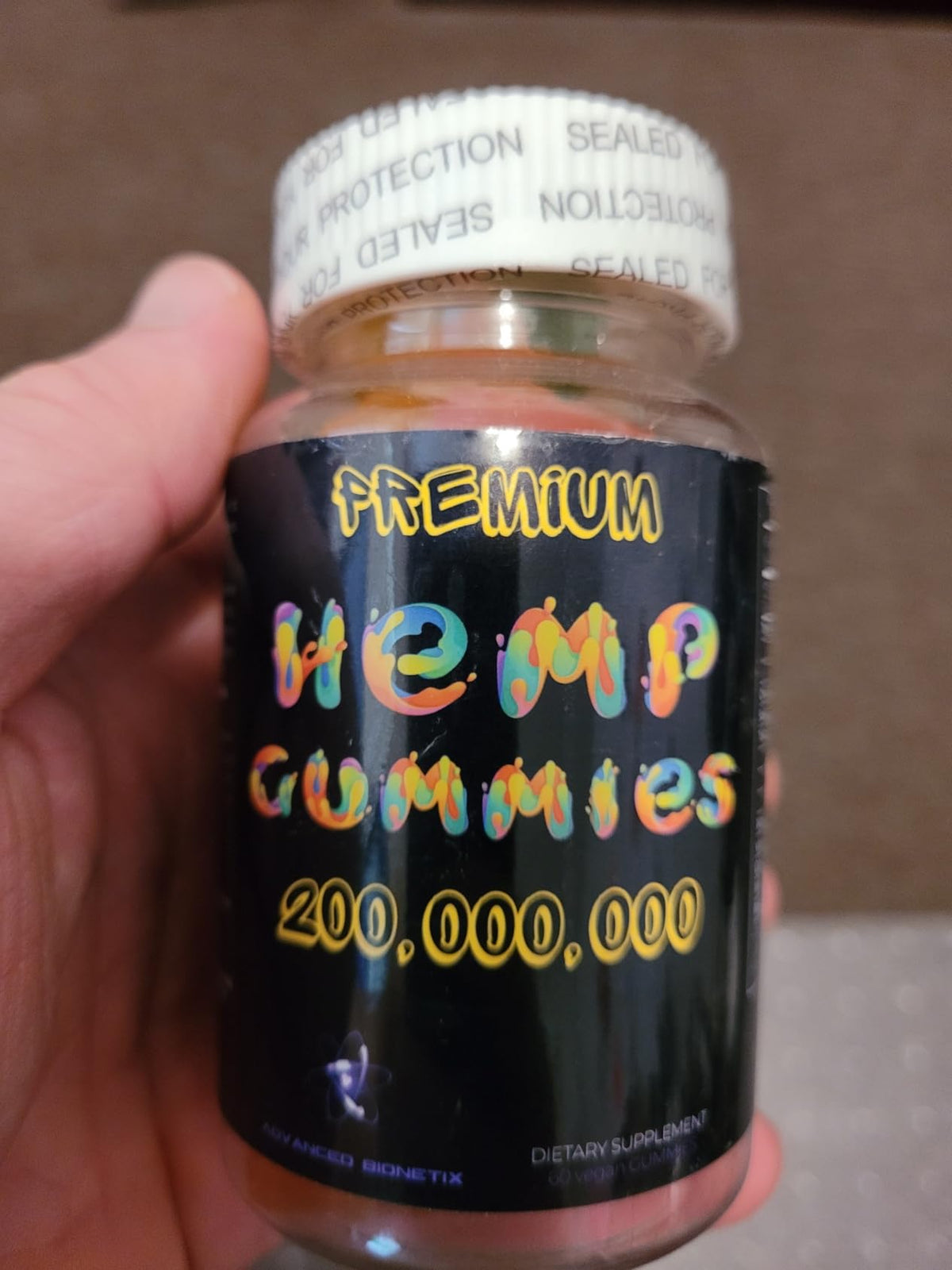 Hemp Gummies 60 Count E7948