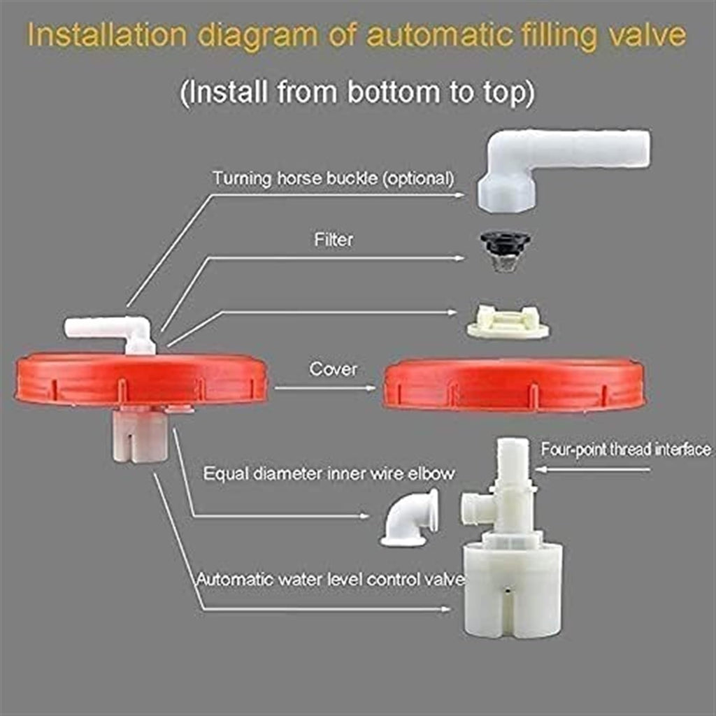 50L White Water Storage Tank with Water Outlet N98285