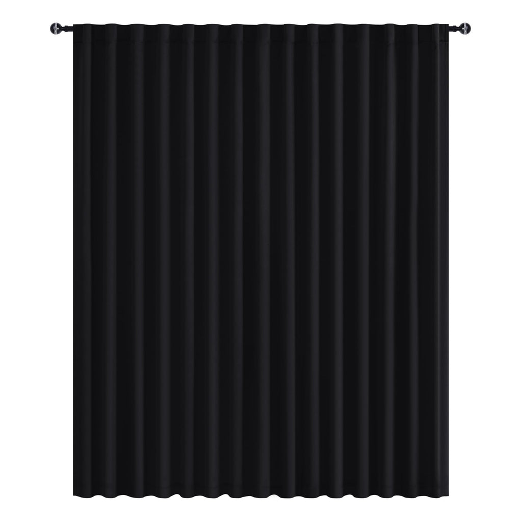 Blackout Room Divider Curtain 120 x 96 Inches Black T3174