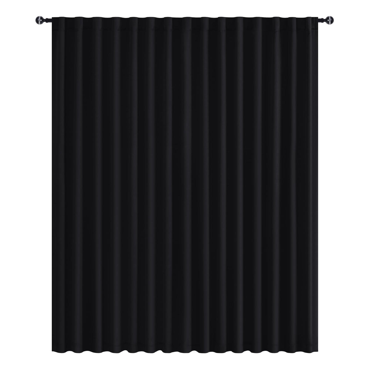 Blackout Room Divider Curtain 120 x 96 Inches Black T3174