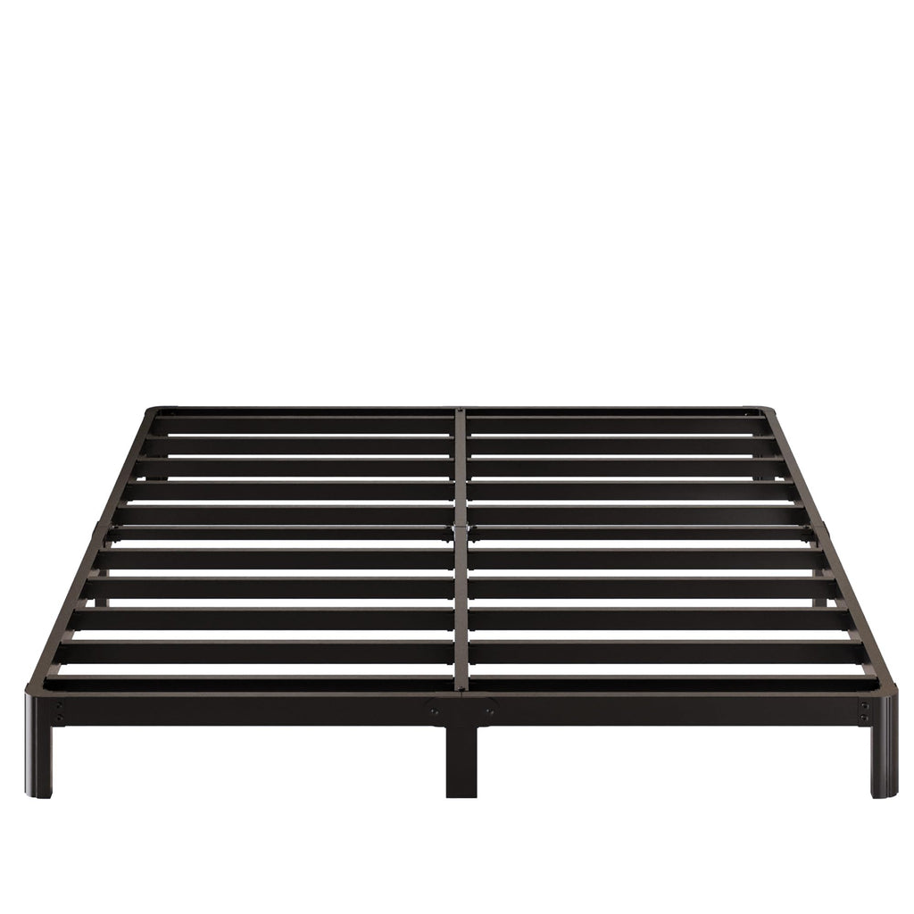 Black 7 Inch Queen Metal Platform Bed Frame N8533