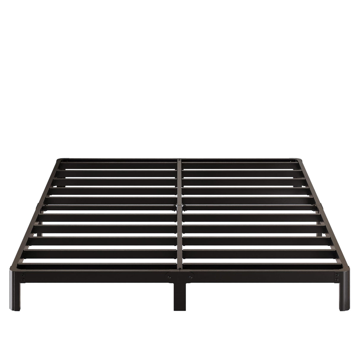 Black 7 Inch Queen Metal Platform Bed Frame N8533