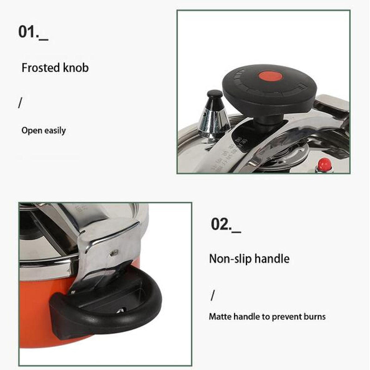 Camping Pressure Cooker Aluminum Alloy 2L X33873