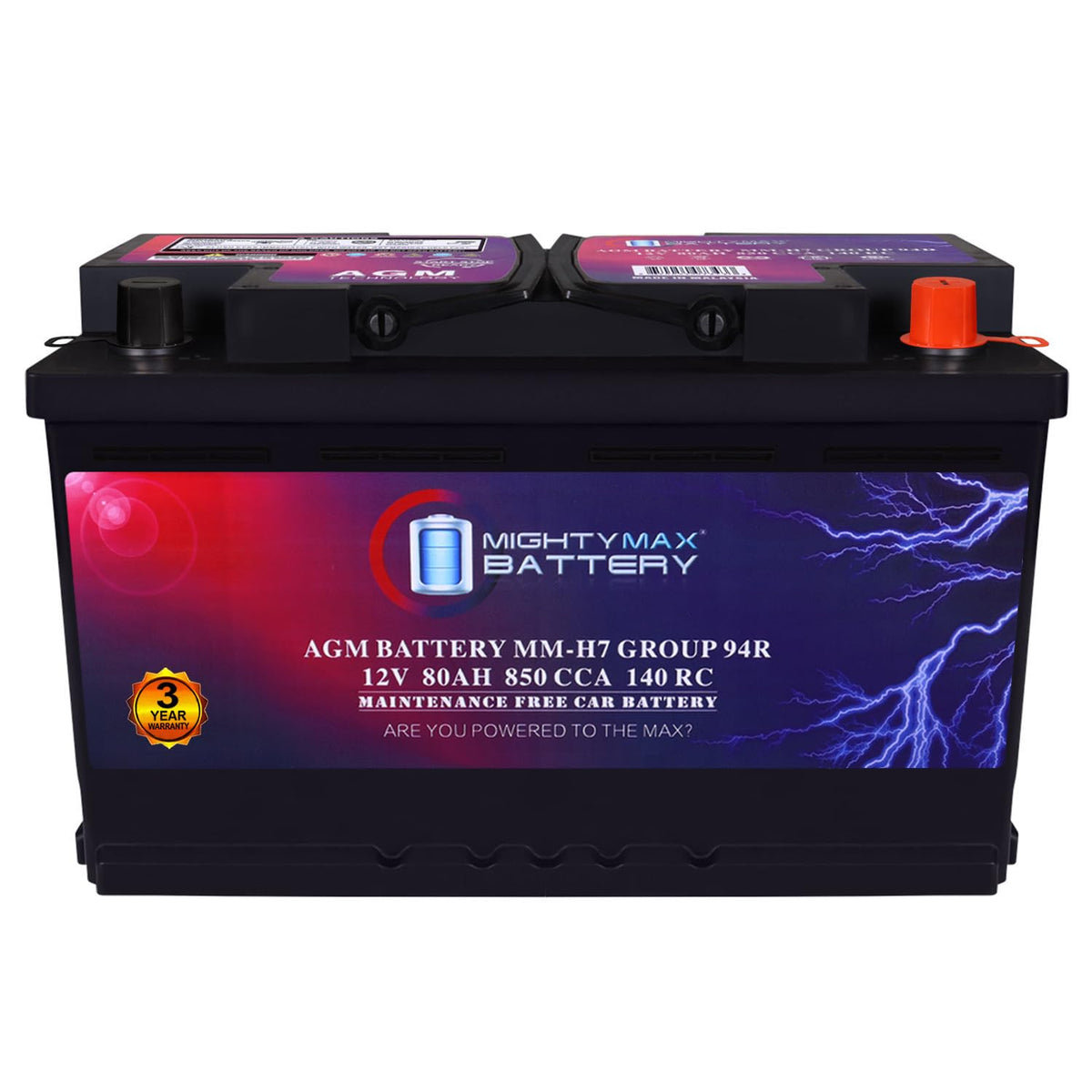 12V 80AH 850 CCA Replacement Battery Q1480