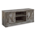 63 in Rustic Gray Engineered Wood TV Stand D32672