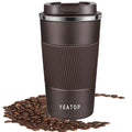 16 oz Stainless Steel Insulated Travel Coffee Mug with Lid V87288