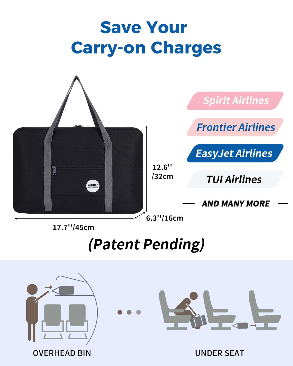 Personal Item Travel Bag V224