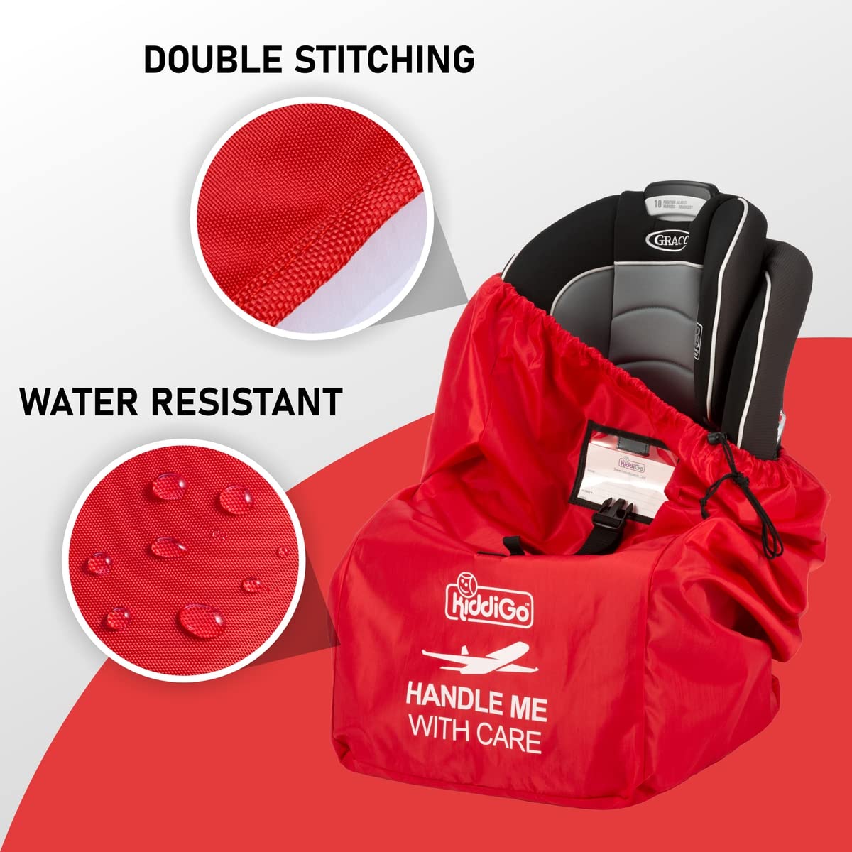 Red Car Seat Travel Bag F90307