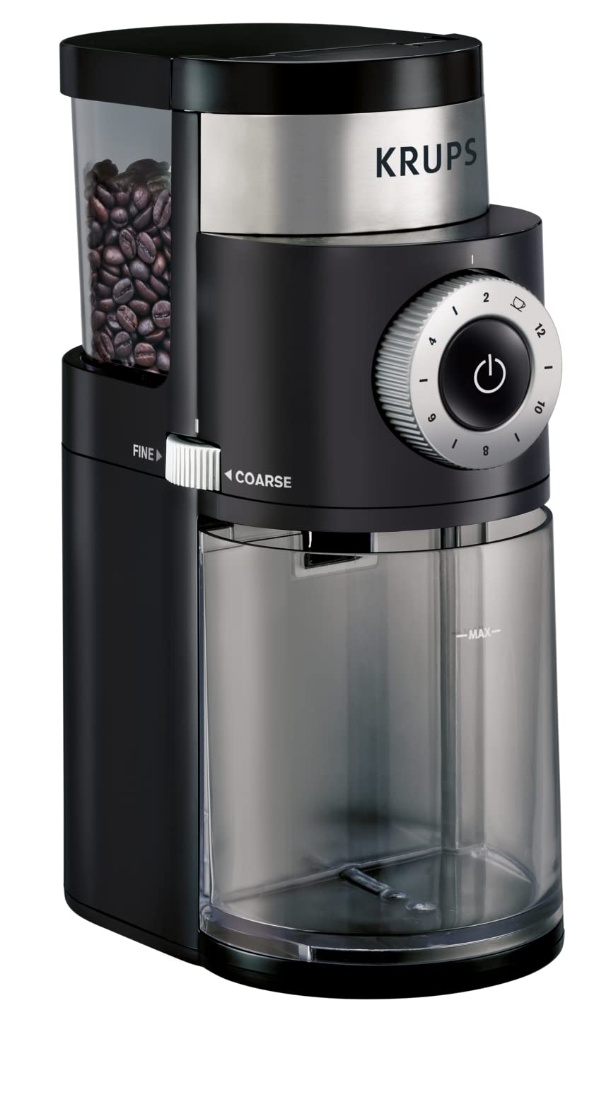 Burr Coffee Grinder 12 Settings 8 oz Stainless Steel C686