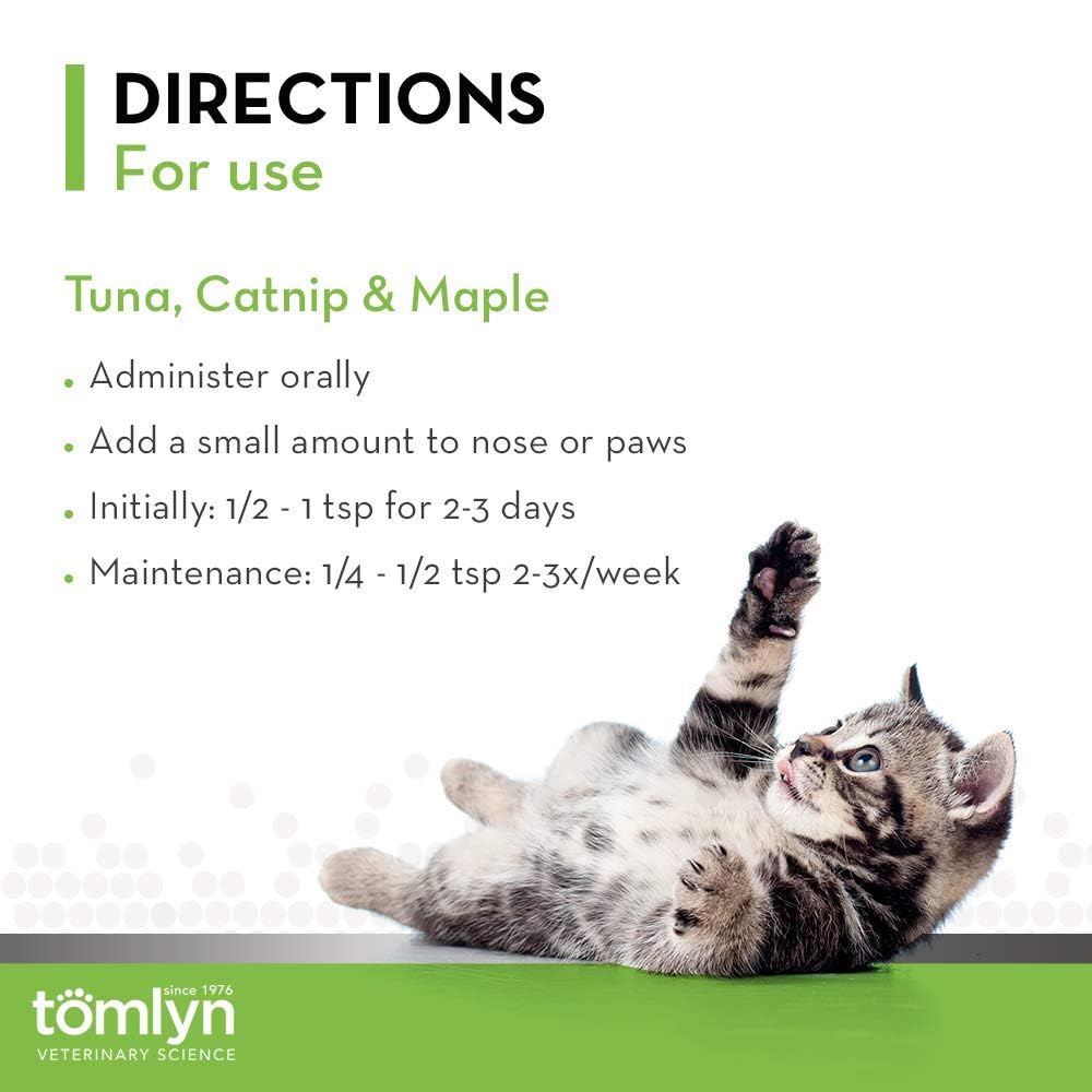 Catnip Flavored Hairball Remedy Gel for Cats, 4.25oz 2 Pack B6827