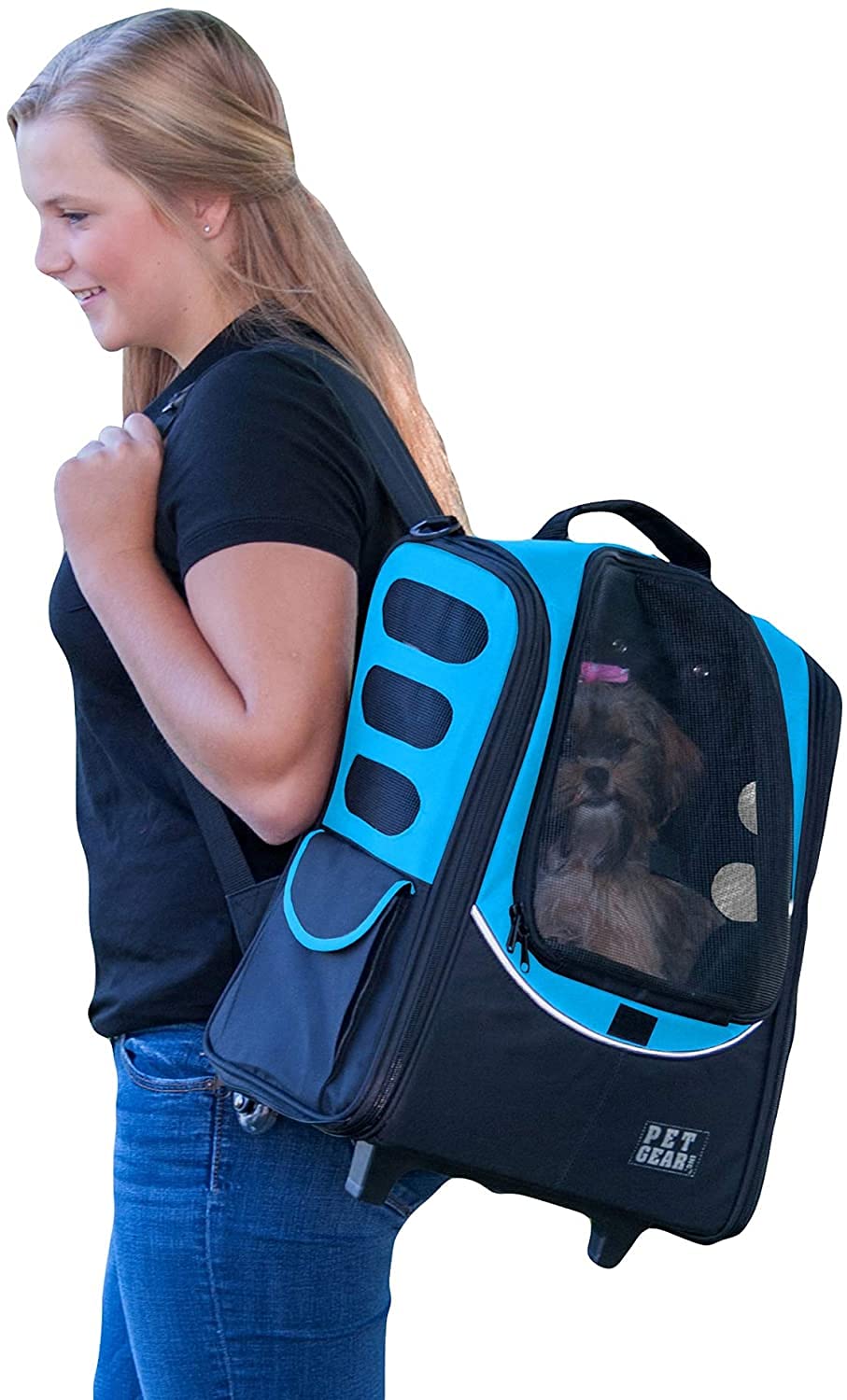 Ocean Blue Pet Backpack W283