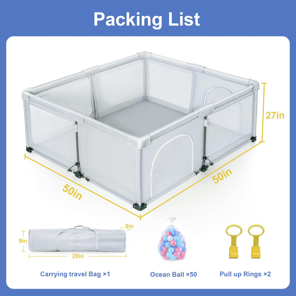 Foldable Baby Playpen L422
