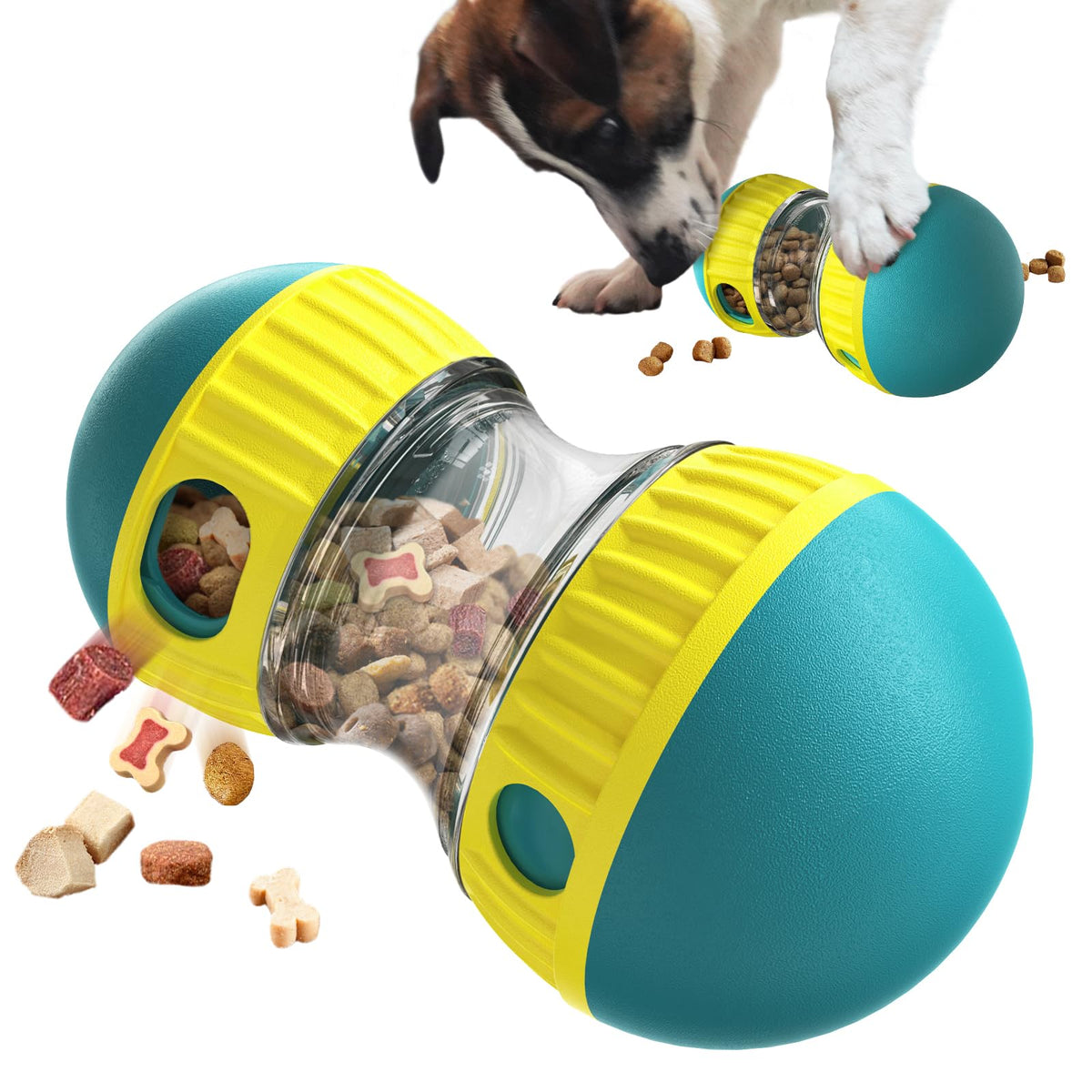 Adjustable Treat Dispensing Dog Puzzle Toy Q492