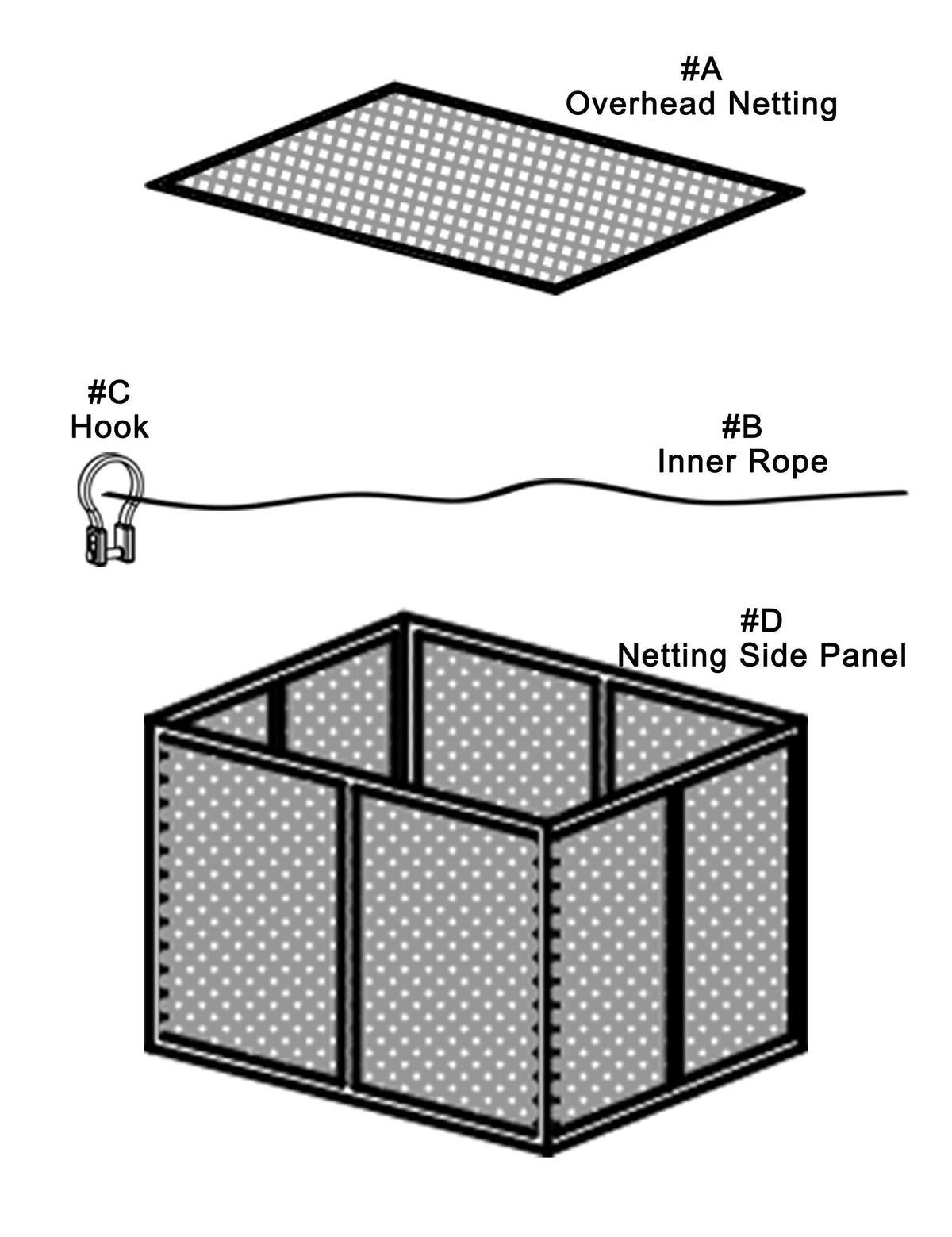Brown Replacement Mosquito Net A252
