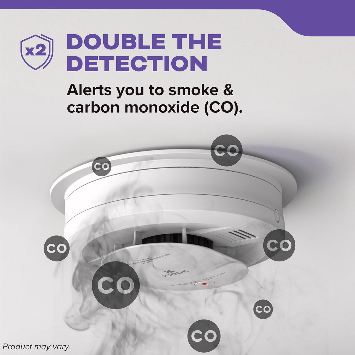 Hardwired Smoke & Carbon Monoxide Detector, 2 Pack N229874