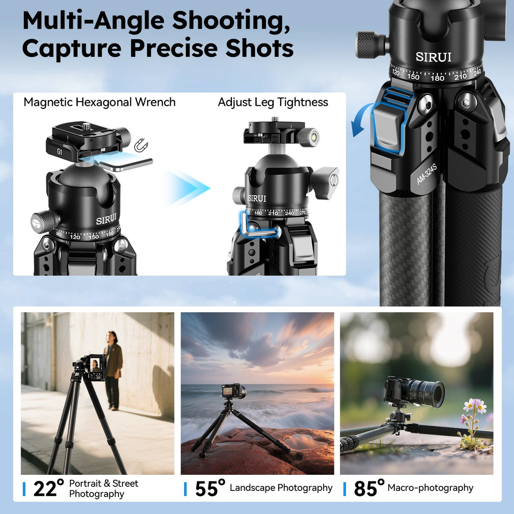 Heavy Duty Carbon Fiber Tripod B394395