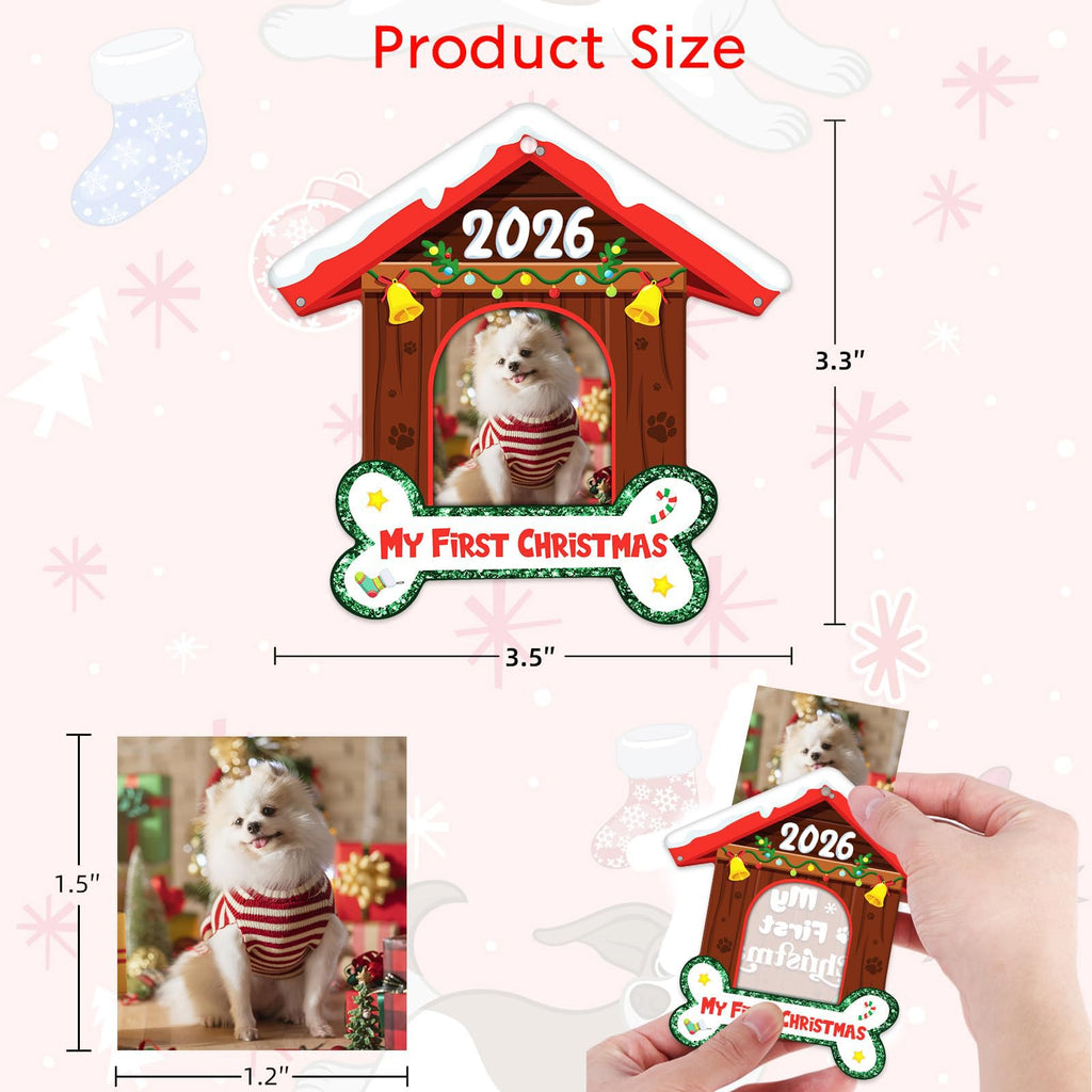 Dog Picture Frame Ornament M598