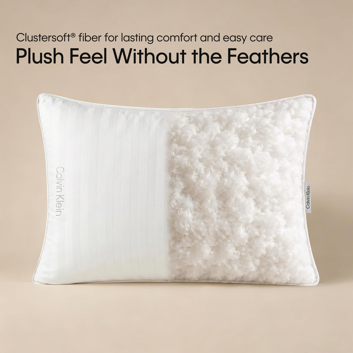 King Size Set of 2 Medium Soft Bed Pillows M106986