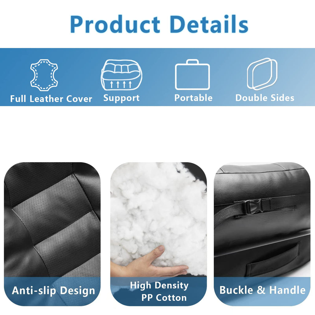 6 Inch Leather Car Booster Seat Cushion D586072