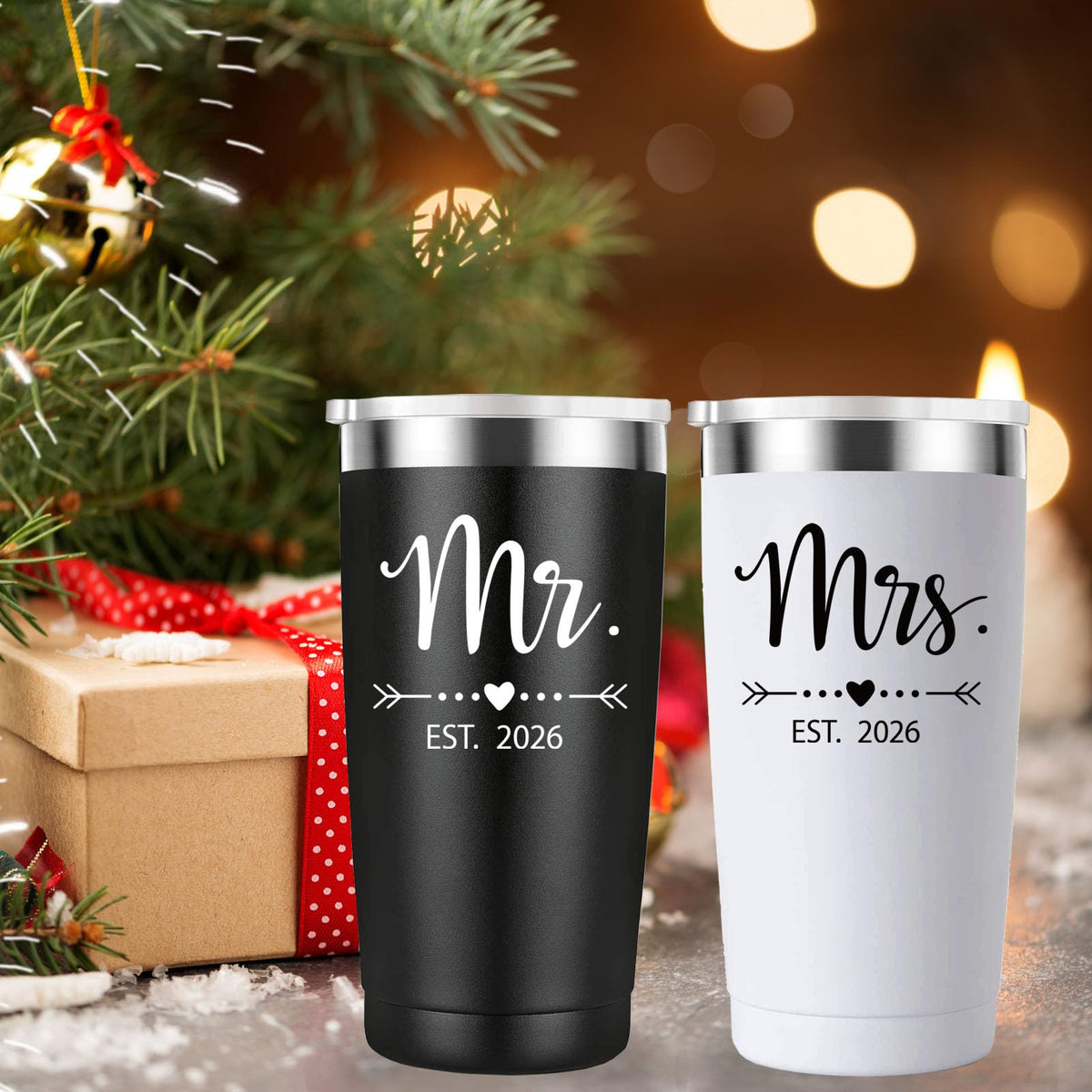 20 oz Black & White Tumbler T391050