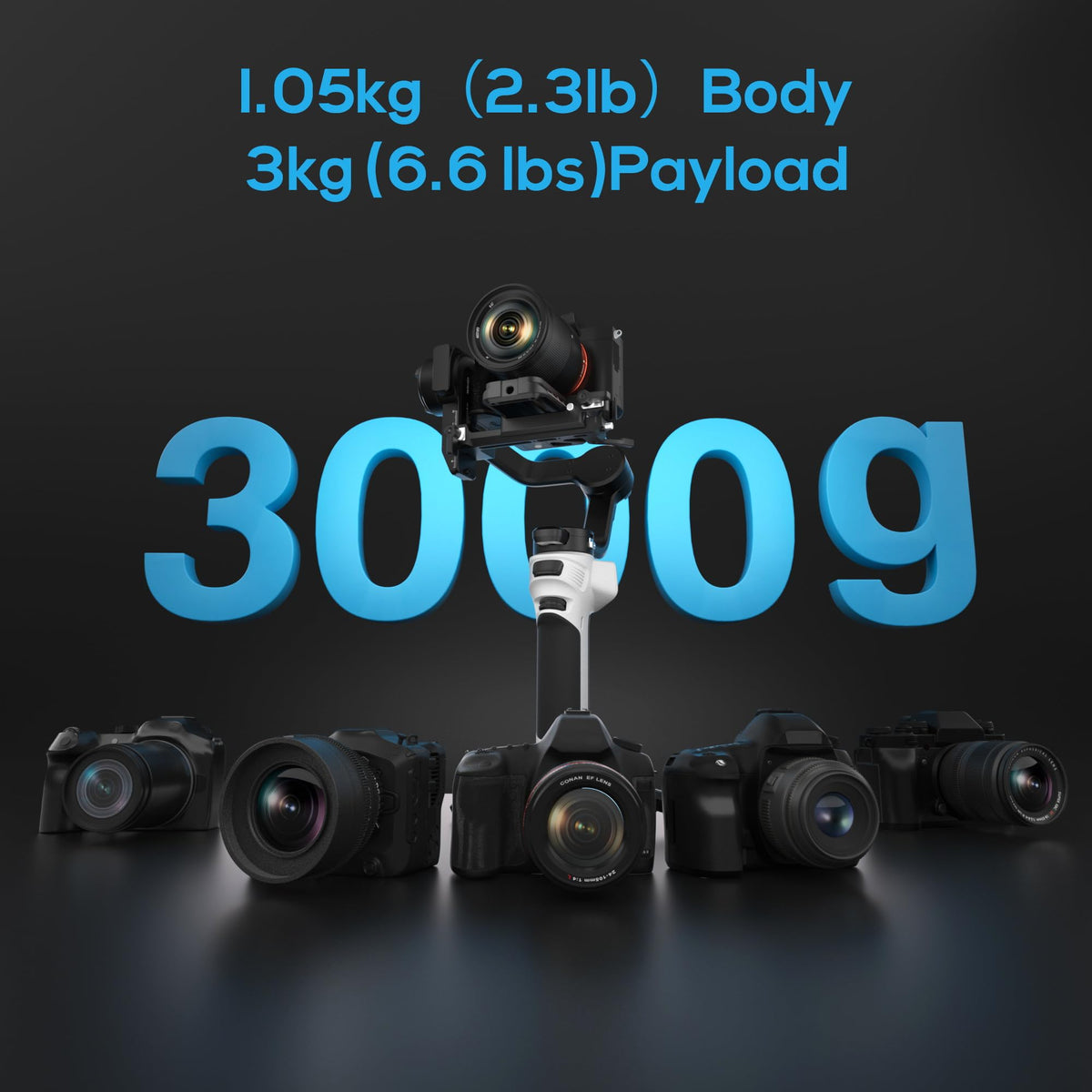 3-Axis Lightweight Gimbal Stabilizer N462856