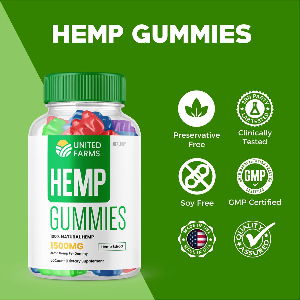 Hemp Extract Gummies 25mg 60 Gummies J46744