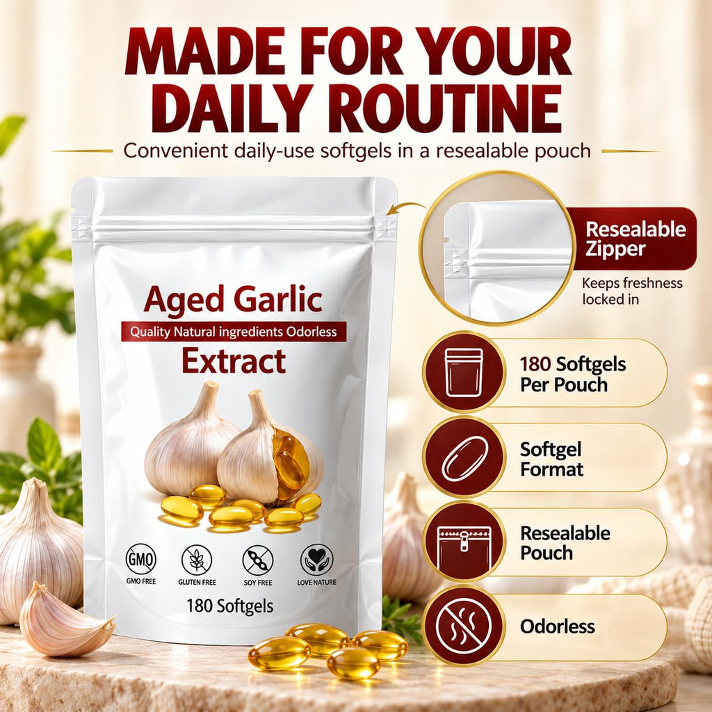 Aged Garlic Extract 180 Softgels N3489