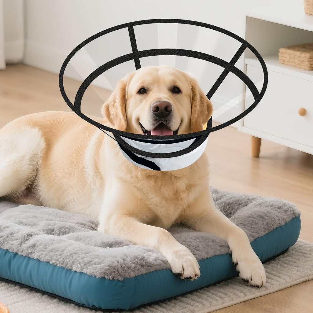 Inflatable Dog Cat Cone Collar with 2PCS Cover D653